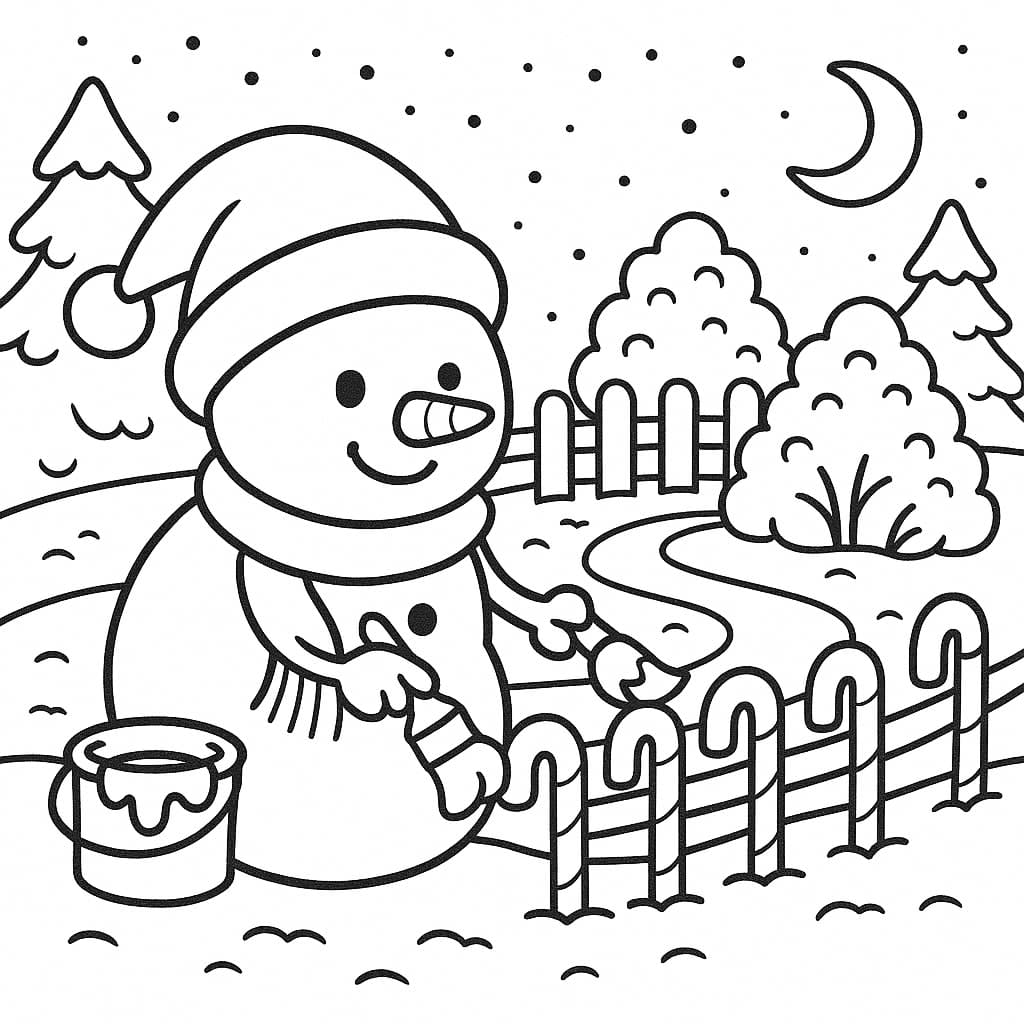 Image of a Christmas coloring book cover 3
