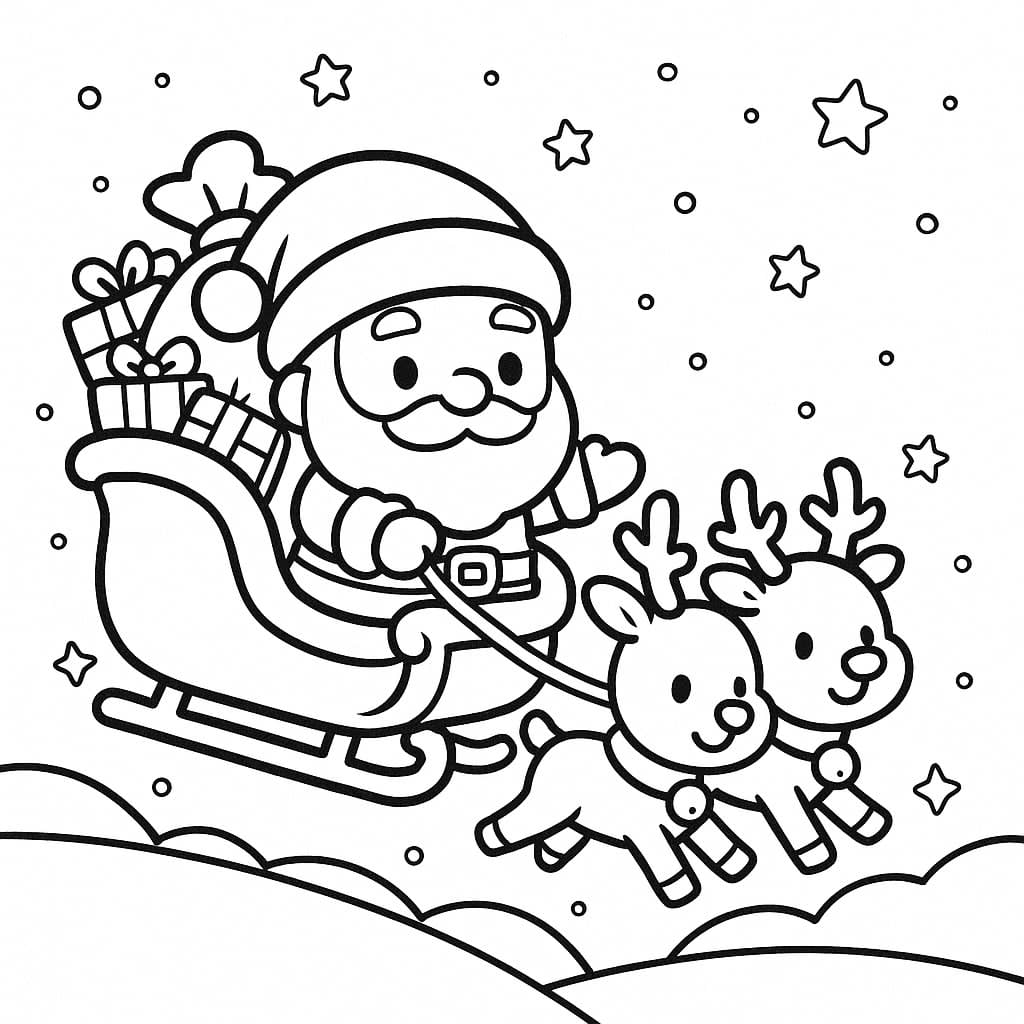 B&W Reindeer
