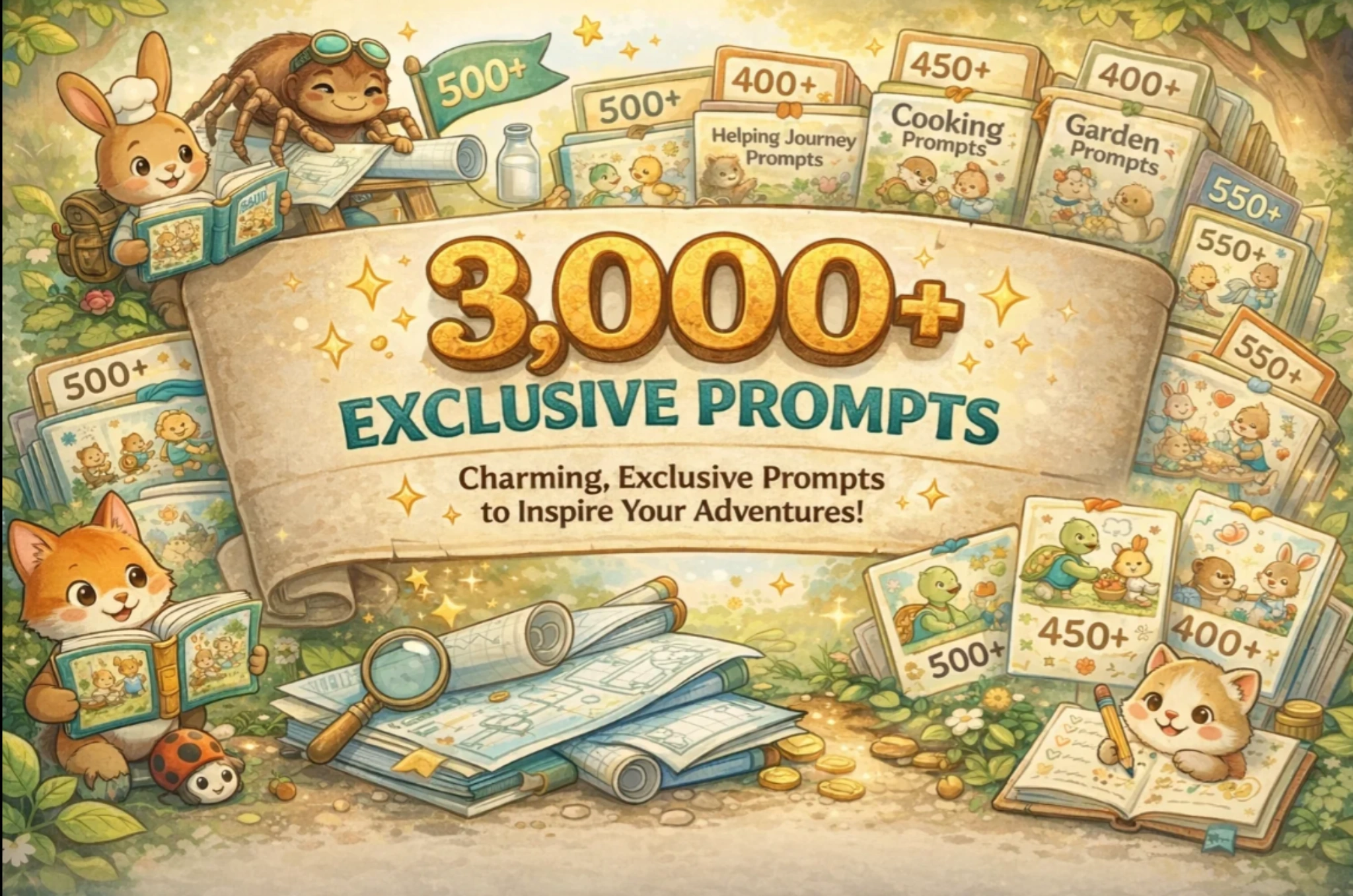 3000 Exclusive Prompts Collection