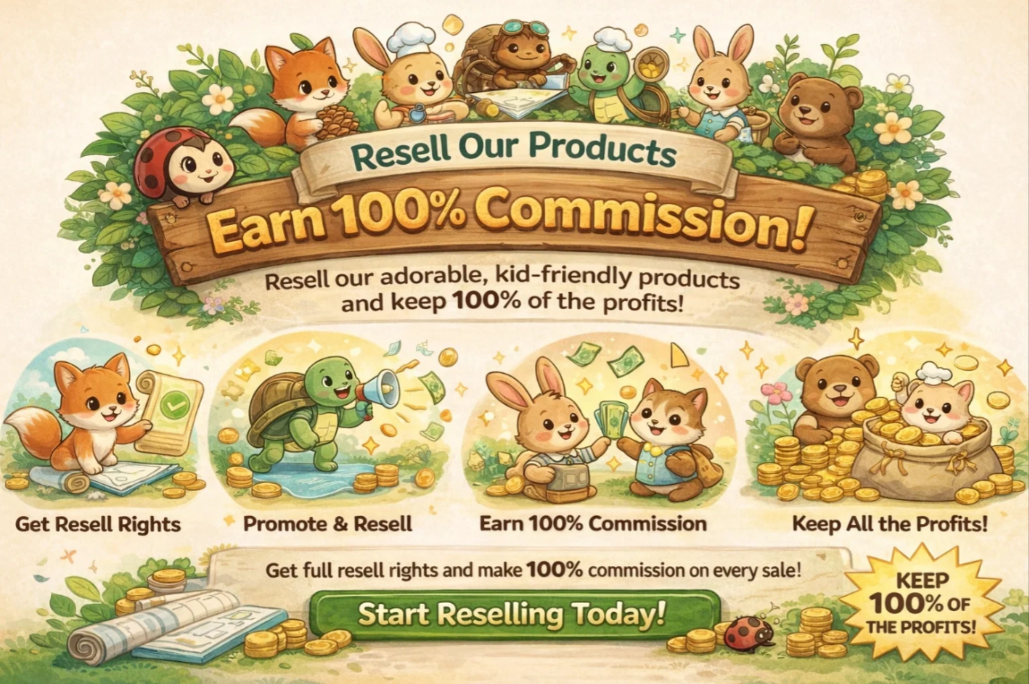 100% Commission Funnel