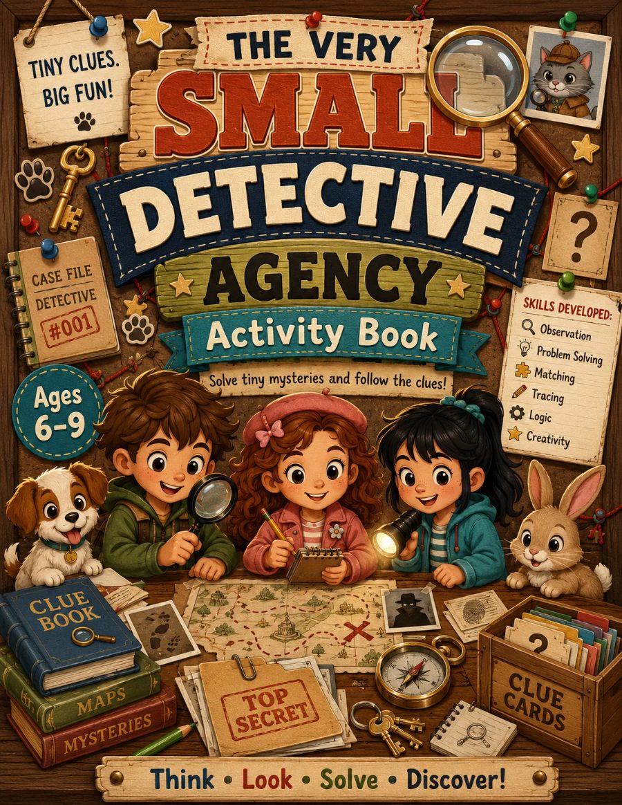 Detective Activity Book Forge case file: Missing Cupcake