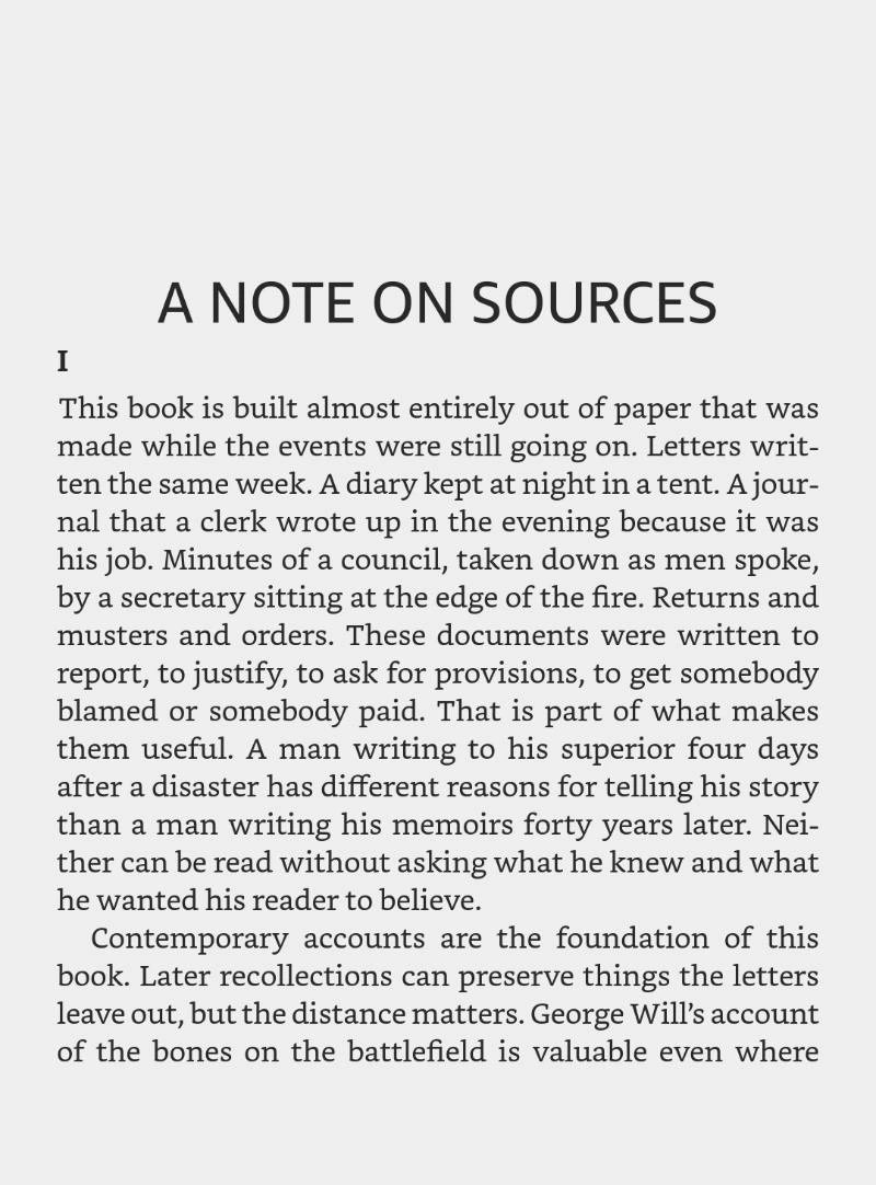 History Co-Author note on sources page from a finished book