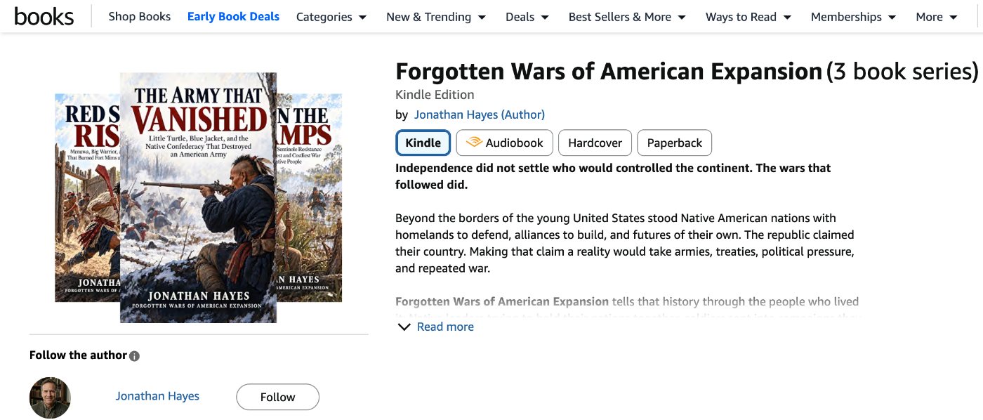 History Co-Author review: the three-book history series written with the system, on Amazon