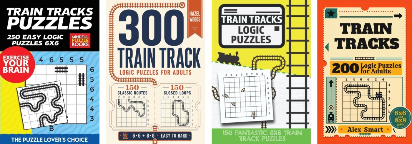 Logic Rails review: train track puzzle books on Amazon